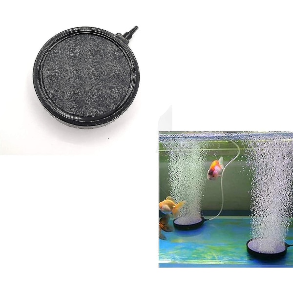 Rund skiva Air Stone Diffuser, Air Stone Disk, Air Stone Aquarium Bubble Stone Round, Air Bubble Stone Ultra Silent, Hydroponic, Aerator, Pump, Aquari