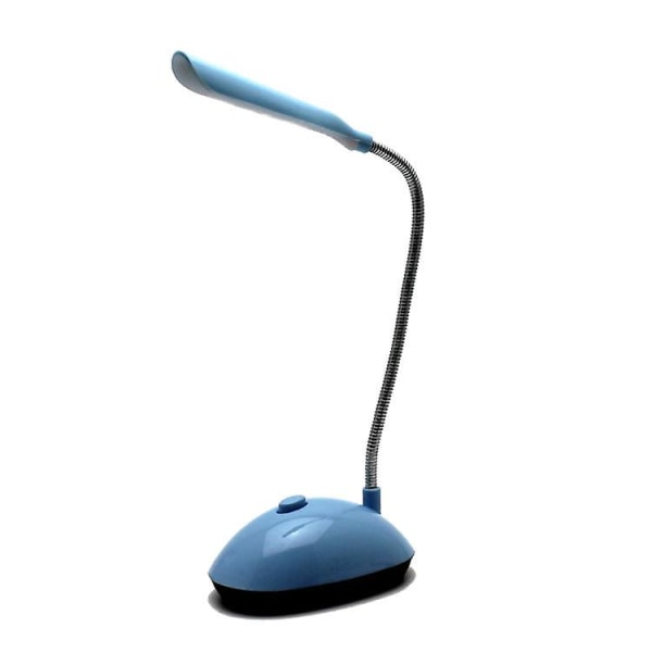 Flexibel batteridriven bordsbordslampa Inlärningslampor för barn (2st, blå+vit)