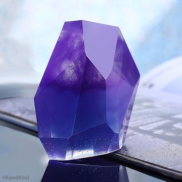 Polymer Clay/Resin Epoxy-forme - DIY 'Kvartskrystal'-sæt - Sæt med 3 silikoneforme