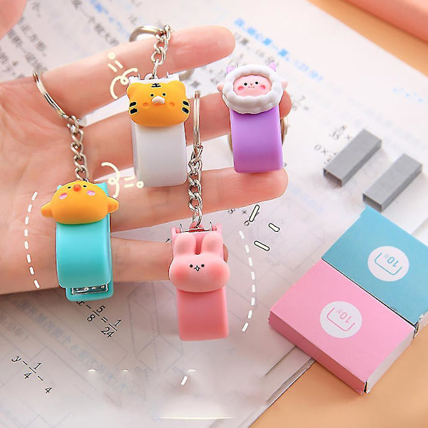 Kawaii tecknade djur Mini bärbar | Kontorsmaterial Skolmaterial - Bärbar -（Vit Får）
