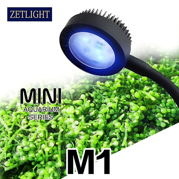Zetlight Zn1050 M1 Justerbar 3w Mini LED-lys til mini saltvands- og ferskvandsakvarier (ZN1050 M1)