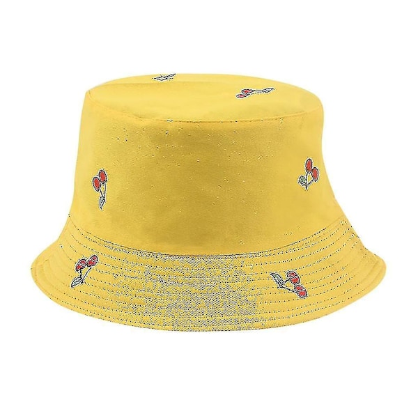 Summer Men And Women Foldable Two-sided Fisherman Hat Sun Hat Bucket Cap