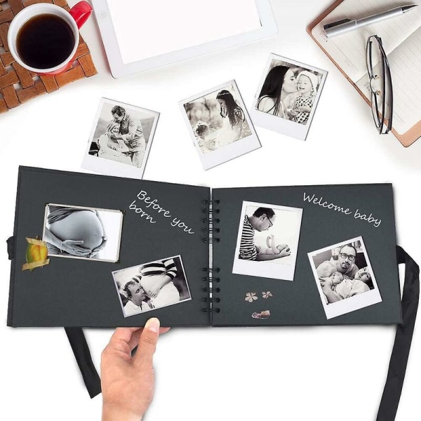 1 st Scrapbooking och kreativa nya klibbiga DIY fotoalbum samling bok hantverk souvenirer