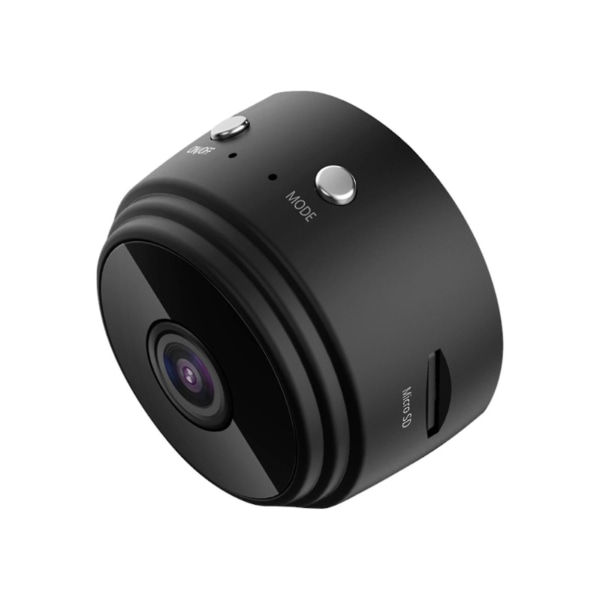 Aubess A9 Minikamera Wifi Trådlös Övervakning Säkerhetsskydd Fjärrkontroll（svart）