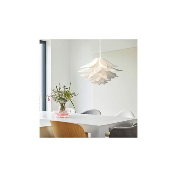 Pussellampa Design Lotus Lampskärm Lampa Gör det själv Installation - Belysning Blomma Vardagsrum - Häng- eller golvlampa - Blå