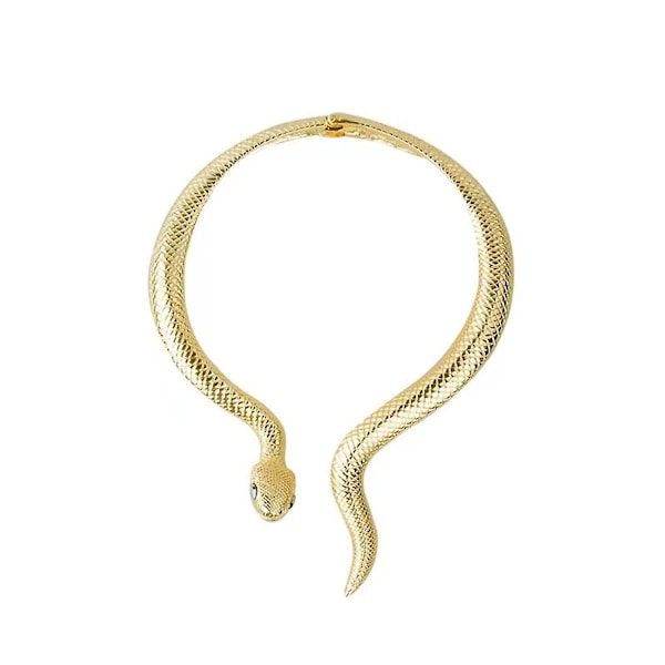 Slangekæde Vintage Slange Dyre Bib, Choker Halskæde til Kvinder