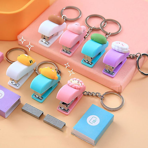 Kawaii tecknade djur Mini bärbar | Kontorsmaterial Skolmaterial - Bärbar -（Vit Får）