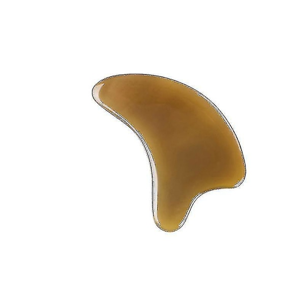 1 stk. 4 mm Horn Gua Sha Pad Ansigts- og nakkemassageapparat Traditionel Gua Sha Tavle Skønhedsværktøj Voksen