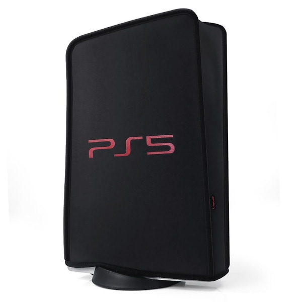 Ps5 Case Skydd Dammtätt Cover För Sony Playstation 5 Spelkonsol Protector Tvättbart Cover För Ps5 Vattentätt Tillbehör svart ( ställ)