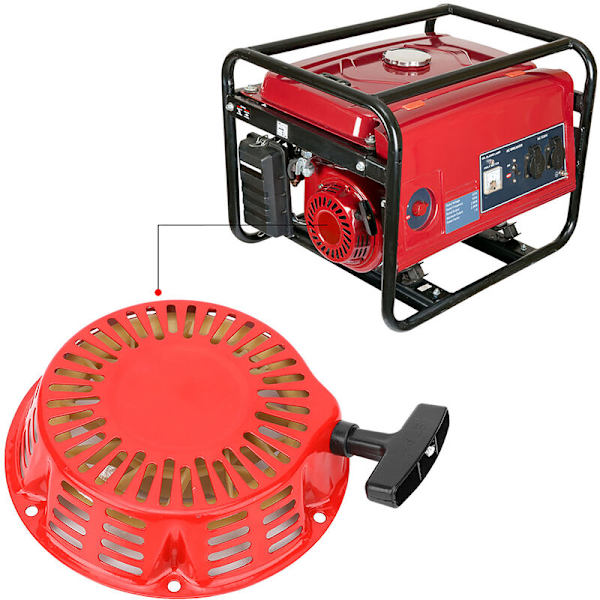 Retraktil startmotor passar GX240 GX270 8HP 9HP 173F 3.5KW bensin generator