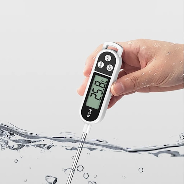 Set med 5 digitala termometrar, stektermometer, kötttermometer, LCD grill BBQ kött, grilltermometer