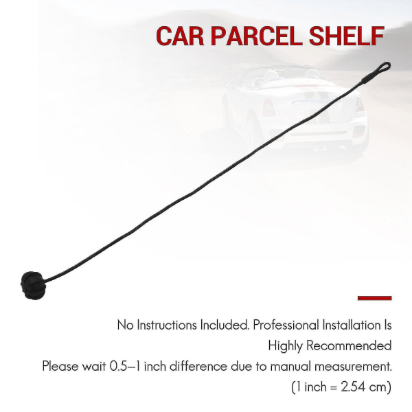 2 stk. Hatchback Pakkehyller Bagasjeromslokk Bakhylle Strammeholder Tau Liten Ball Kompatibel Golf 6