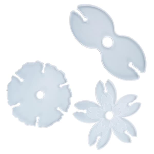 3 stk. Vinstativ Epoxy Form DIY Coaster Form Vinstativ Form DIY Tilbehør
