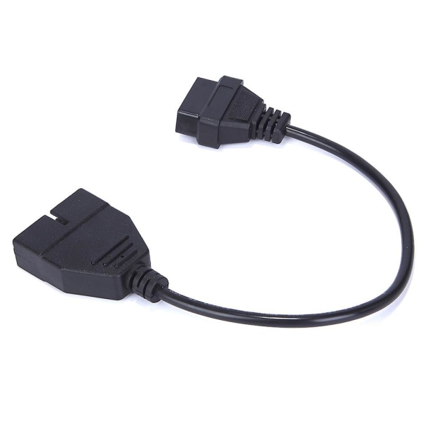 Adapter, diagnose kabel, GM OBD1 12 pins til OBD2 16 pins adapter kabel diagnose verktøy kobling adapter skanner kabel (1 stk, svart)