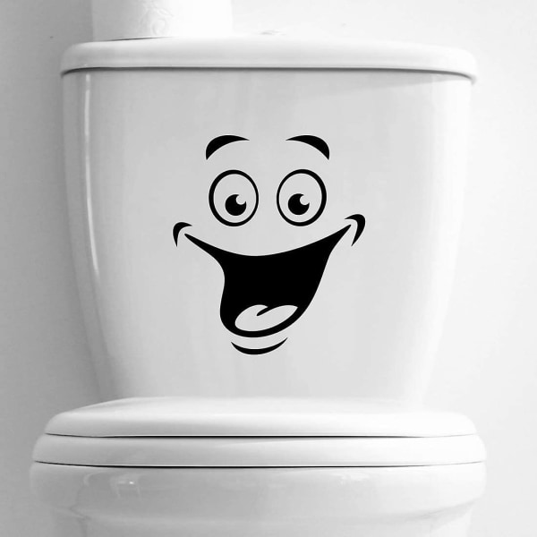 Smil Sjovt badeværelse vægklistermærke Boligindretning Køkken Tapet Stueindretning Vægindretning Stueindretning Vægindretning
