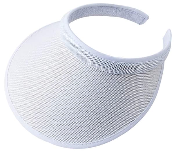 Kvinnors Clip On Sol Visor Hat Bred Brätte Sommar Str