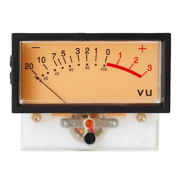 Vu Meter Header Power Amplifier Panel Dual Analog Vu Meter