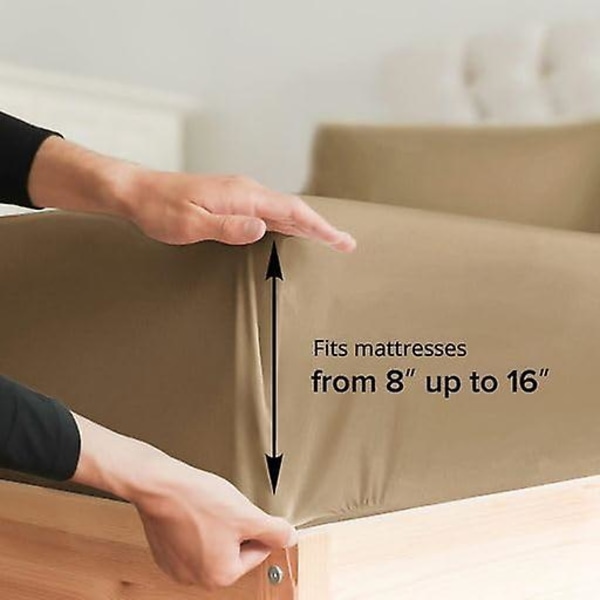 Twin Xl lakanset - Andningsbart & kylande - Sängkläder för högskolehem - Hotell lyxiga lakan - Extra mjuka lakan - Djupa fickor - Lätt att passa - 3 delar