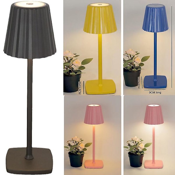 Modern Minimalistisk LED Svampsbordslampa RPG 3 Färg Ljus- Designer Sovrum Sänglampa med Mjuk, Omgivande Belysning x.（RPG Ljus，svart）