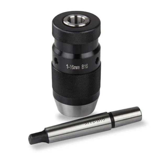 Borrchuck Snabbspänningsborrchuck 1-16mm B16 Med Konisk Dorn Mk2 Utdrivningsflikar
