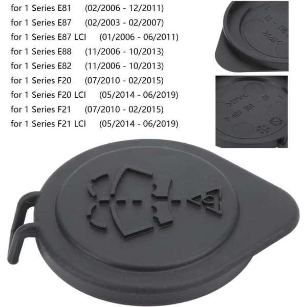 Reservoirlock för spolarvätska 61667264145 61667007880 för E46 E90 E88 E39 E60 R55 R56 R57