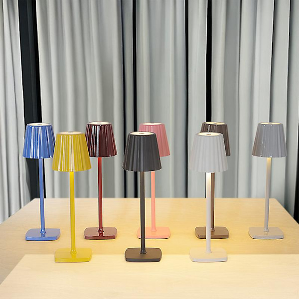 Modern Minimalistisk LED Svampsbordslampa RPG 3 Färg Ljus- Designer Sovrum Sänglampa med Mjuk, Omgivande Belysning x.（RPG Ljus，svart）