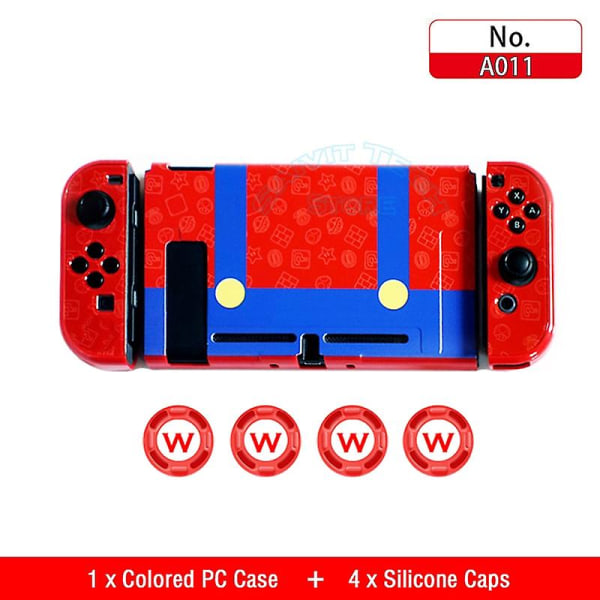 För Nintend Switch Limited Edition Protective Shell Ns Cute Pattern Skin Pc Hard Case Cover för Nintendo Switch Console&joy-conA011