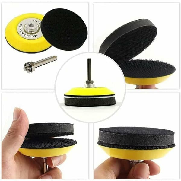 2-pack 3\" kardborreunderlag för 6mm skaft borrslipsskivor