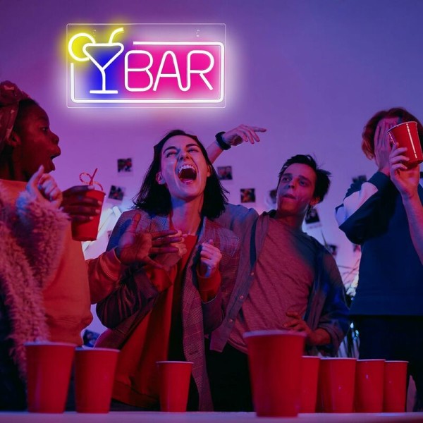 Öldekoration Leuse-skylt, LED-neonskylt för väggdekor för barer festklubb butik ölbar bar MODOU