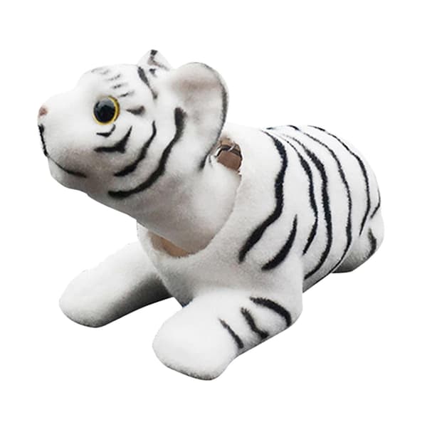 Søt bildekorasjon for dashbord - Hvit tiger