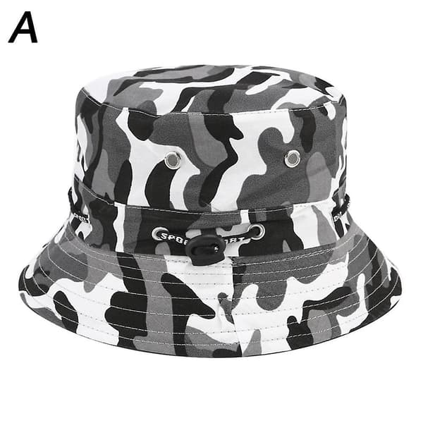 Camouflage solhatt