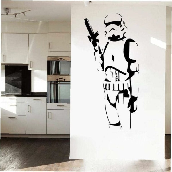 Inredning Modeprodukt Cool Star Wars Barn älskar Stormtrooper Konst Väggdekal Vinyldekaler Dekor Pojkarrum Väggmålning
