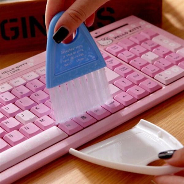 Skrivbordsdator Mikrovågsugn Mini Rengöringssvepare Tangentbordsvepare Magnetronborstar Mini Schoonmaken Sweeper 11×9cm