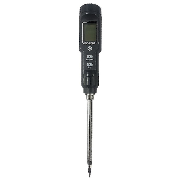 Jordtester Ec Temperatur Digital Jordtest Probe Meter Med Baggrundsbelyst Skærm