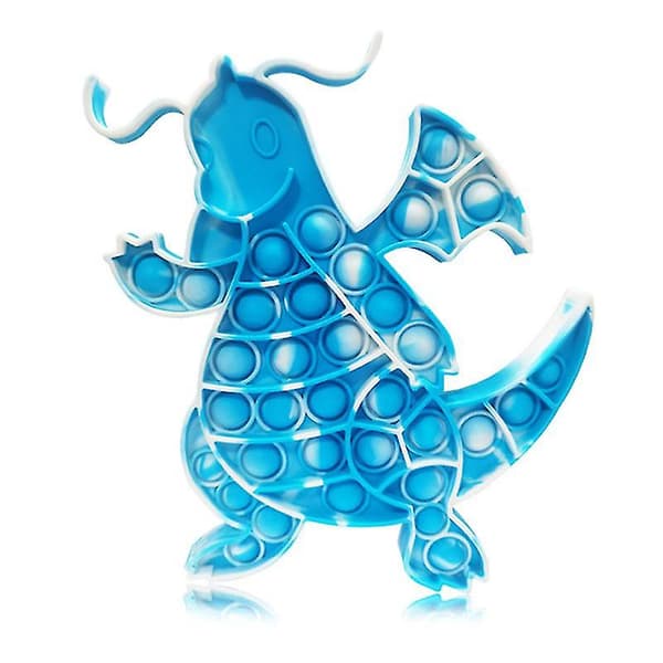 3 stk Push Pop Boble Fidget Dinosaurus Leke Sett for Barn