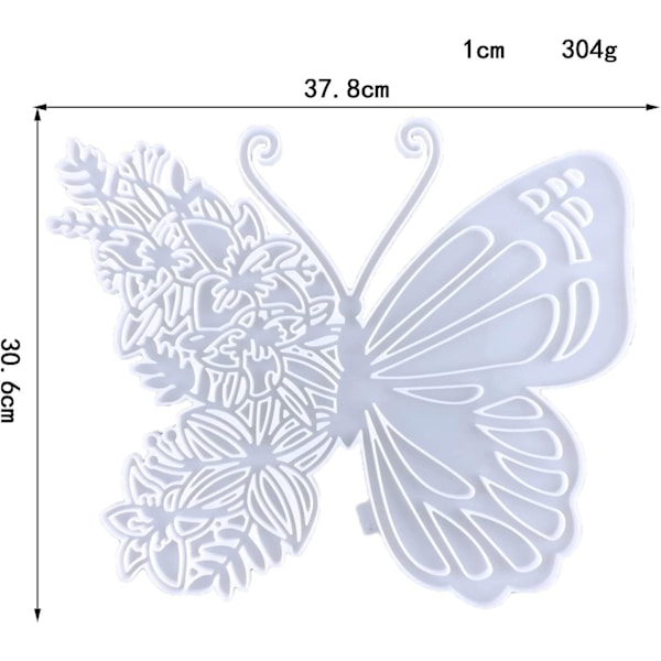 Sommerfugl Silikoneforme, Epoxyharpiksforme til Vægdekoration, Smykkefremstilling,