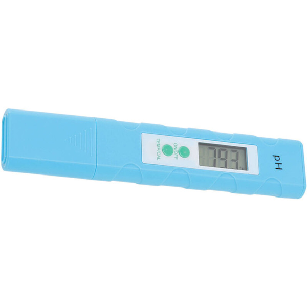 PH-mätare Ljusblå Bärbar Hög Noggrannhet Temperatur Akvarium Simbassäng Syra Alkalisk Digital PH Testpenna