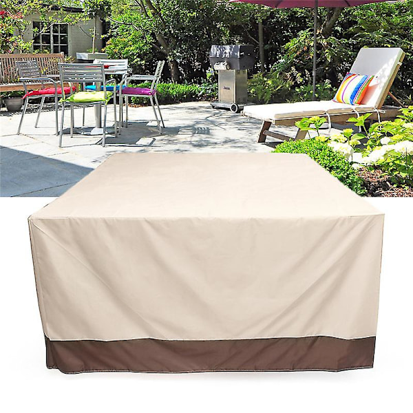 210d Oxford-stof Vandtæt Udendørs Have Patio Havemøbler Betræk Regn Sne Stol Betræk Sofa Bord Støv Betræk（269*180*89cm）