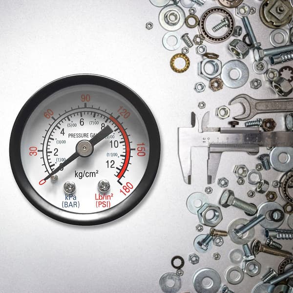 Mini tryckmätare luftkompressor pneumatisk hydraulisk vätsketryckmätare