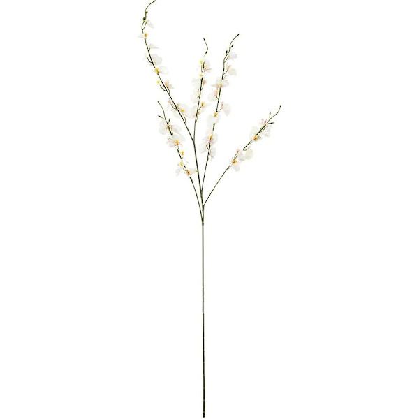 10 stk. Kunstige orkidéer Blomster Silke Falske orkidéer Blomster i løs vægt Blomster Kunstige til bryllup Hjemmekontor Deko Hvid