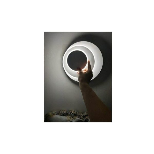 Cham Creative Inomhusvägglampa Eclipse 3-i-1 Solid Protection Lamp Modern Enkel Vardagsrum Sovrum Sänggavel