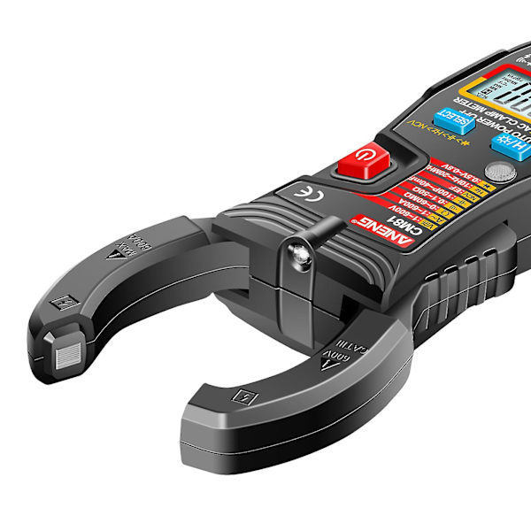 Digitalt multimeter elektrisk tester amperemeter frekvens diode temperatur tester（sort）