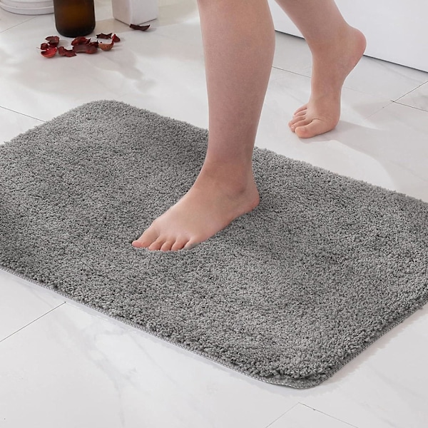 Gulv måtte lille frisk halvcirkel tæppe badeværelse skridsikker måtte absorberende fodpudeover Genting（45*75cm，skyer）