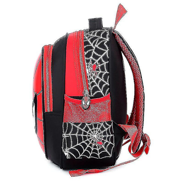 Barne Spiderman Ryggsekk Skoleveske Ryggsekk Multi-farge Valgfritt（Svart）