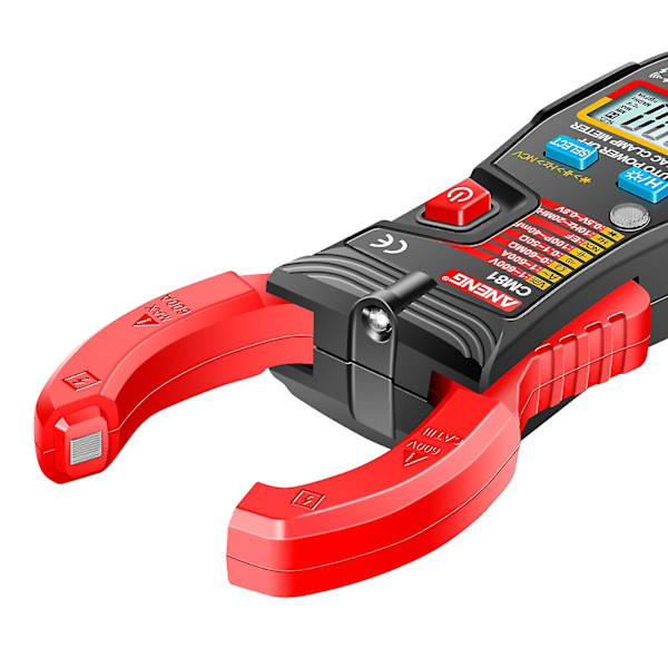 Digitalt multimeter elektrisk tester amperemeter frekvens diode temperatur tester（sort）