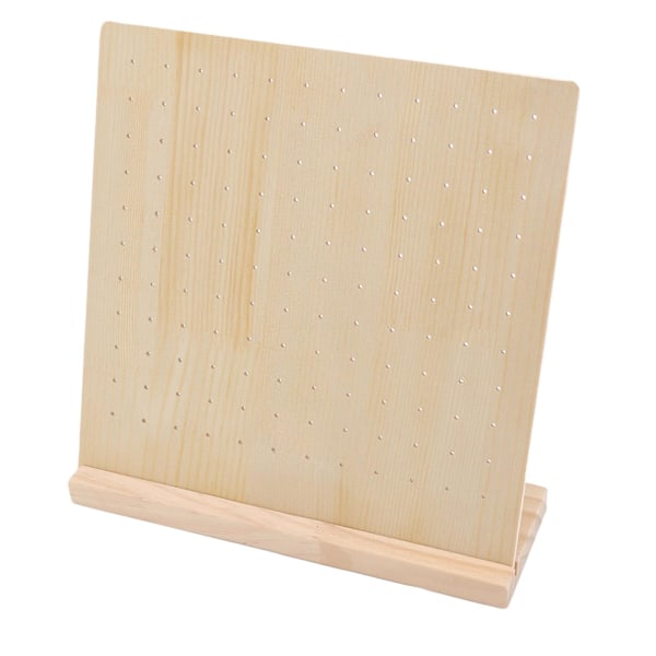 Örhänge Stud Display Pegboard Stor Kapacitet Hållbart Trä Smycken Display Örhänge Display Board för Örhängen Smycken 66 Par