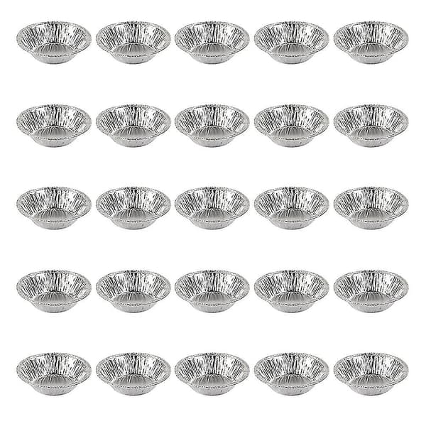 250 st engångsformar för äggtartletter, miniformbrödsformar, bakformar (7 cm)