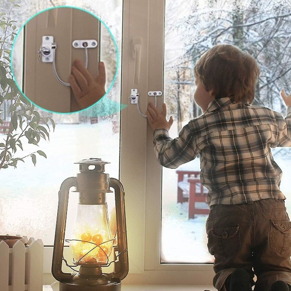 4 st fönsterlås, fönsterlås med nyckel