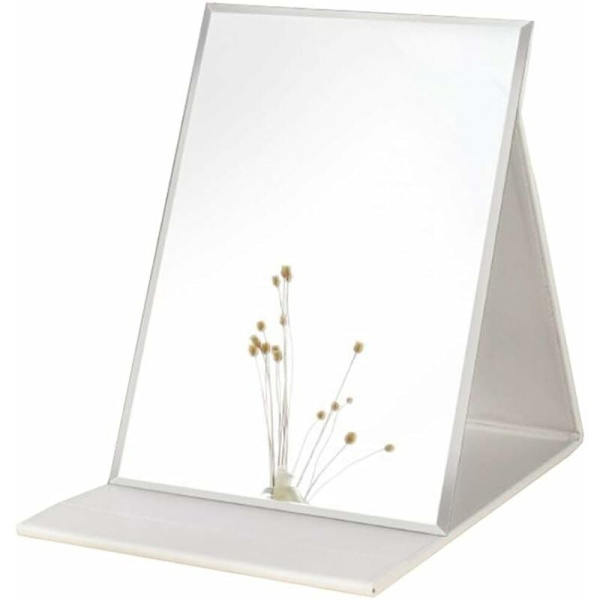 Spegelspegel Stor Bärbar Smink Spegel Super HD Spegel Multi Stativ Vinkel Handfri/Bärbar/Bord Fällbar Spegel 10x7 Tum