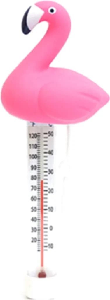 Flamingo Pool Termometer, Vattentemperaturtermometer för Pooler och Spa, Simbassängtermometer, Flytande Pooltermometer